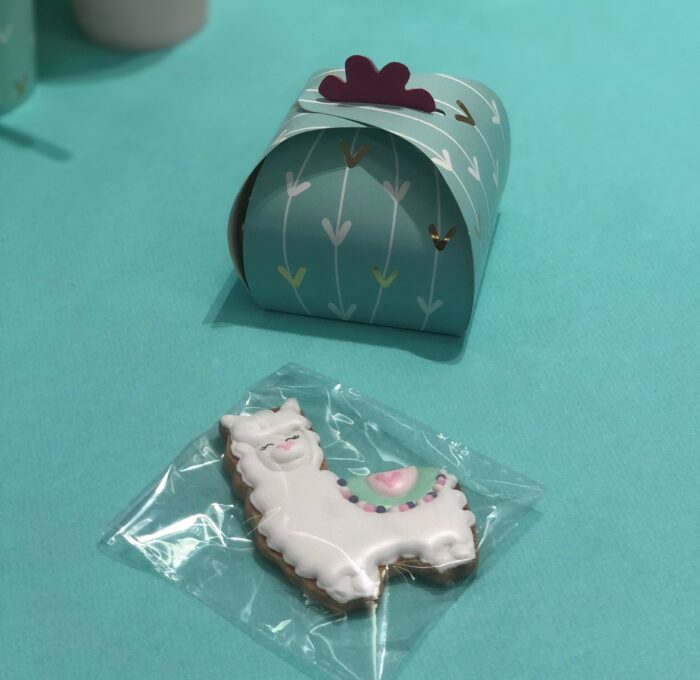 Biscuits décorés lama